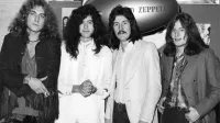 Led ZeppelinLeft to right Robert Plant, Jimmy Page, John Bonham and John Paul JonesDecember 1969,Image: 21067104, License: Rights-managed, Restrictions:, Model Release: no, Credit line: Photoshot/Topfoto/Profimedia