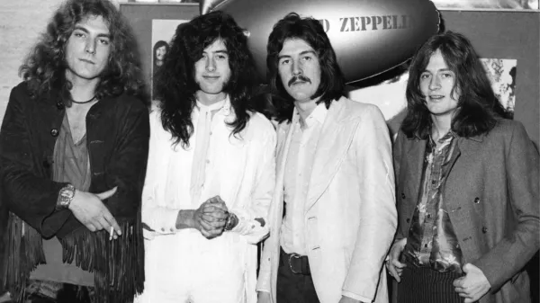 Led ZeppelinLeft to right Robert Plant, Jimmy Page, John Bonham and John Paul JonesDecember 1969,Image: 21067104, License: Rights-managed, Restrictions:, Model Release: no, Credit line: Photoshot/Topfoto/Profimedia