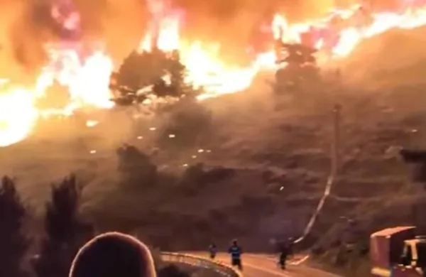 Požar na otoku Vis