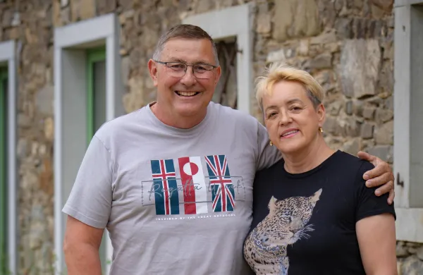 Bojan Žlebnik in žena Marinka: Ljubezen na Krasu