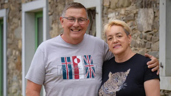 Bojan Žlebnik in žena Marinka: Ljubezen na Krasu