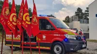  Na slovesnosti so poleg začetka gradnje obeležili tudi prevzem novega vozila.