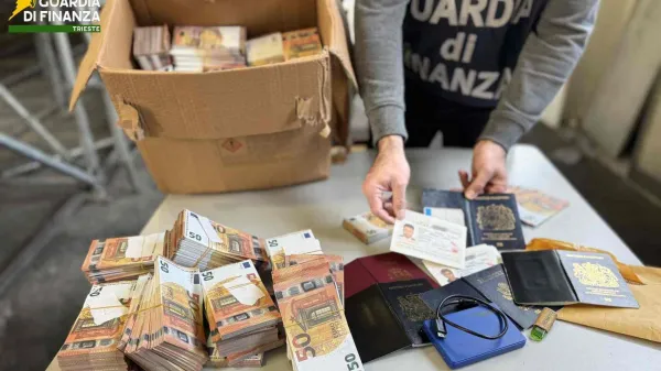 V trža&scaron;kem pristani&scaron;ču zasegli za več kot milijon ponarejenih bankovcev