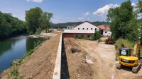 Batuje: uredili protipoplavni nasip, zid in most