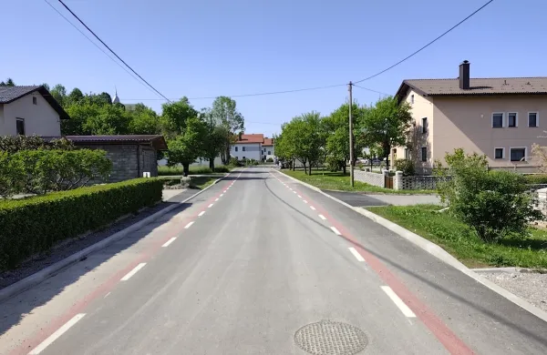 Zaključek gradnje komunalne infrastrukture v osrednjem delu vasi Trnje