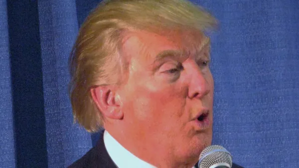 ZDA, New Hampshire.Zborovanje za predsednisko nominacijo republikanske stranke.Republikanski predsedniski kandidat Donald Trump.