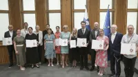 Prejemnika priznanja Prometej znanosti iz UP PEF