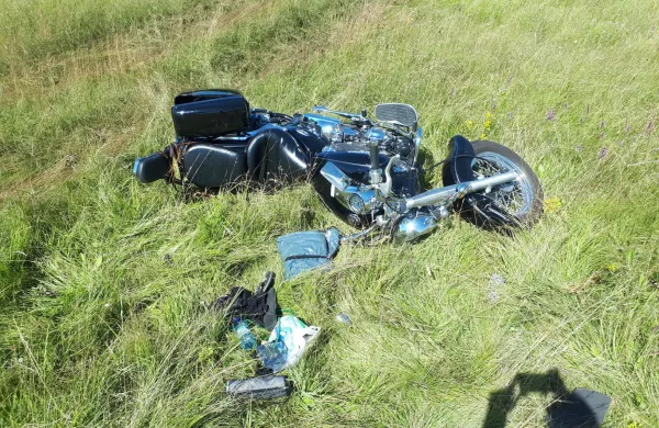 nesreča, motoristki, lažje po&scaron;kodovani
