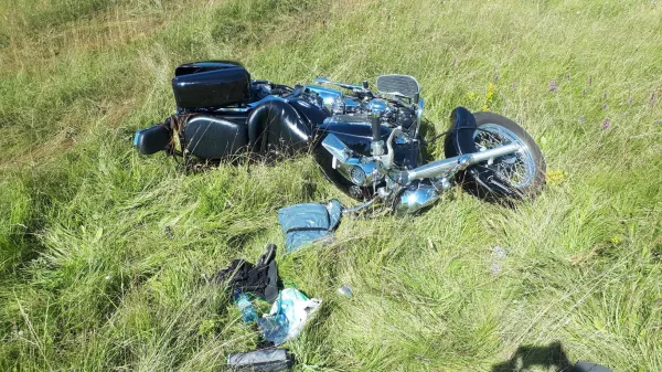 nesreča, motoristki, lažje po&scaron;kodovani