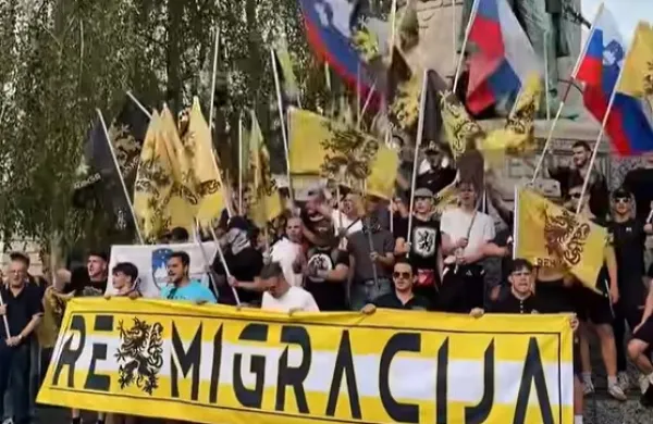 Torkov shod neonacistov v Ljubljani