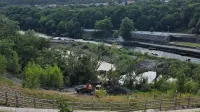 Zaradi lege in značilnosti terena plaz predstavlja nevarnost za varnost uporabnikov kolesarske poti.