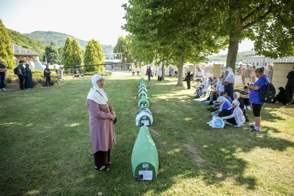 Spominska slovesnost ob 31. obletnici genocida v Srebrenicii