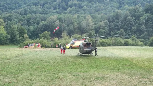 re&scaron;evalna akcija, kamp Soča, skala 