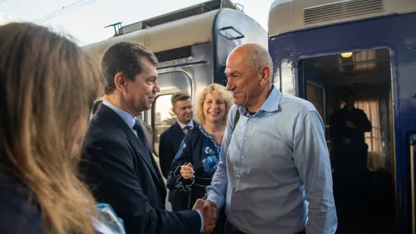 Obisk predsednika vlade Janeza Janse v Ukrajini.