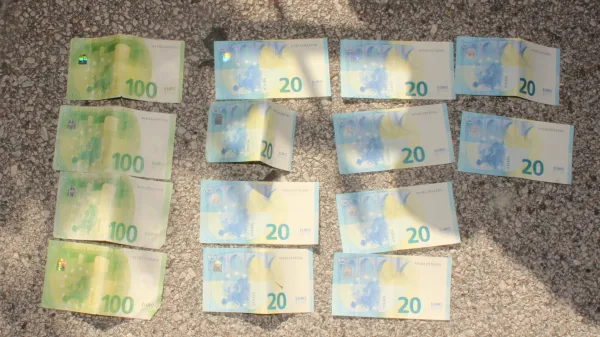 Zaseg ponarejenih bankovcev na območju Policijske postaje Gori&scaron;nica.