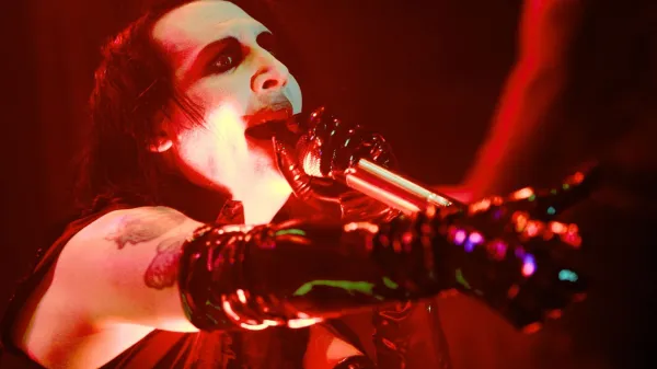 Ljubljana, Krizanke. Koncert skupine Marilyn Manson. Foto: Daniel Novakovic/STA