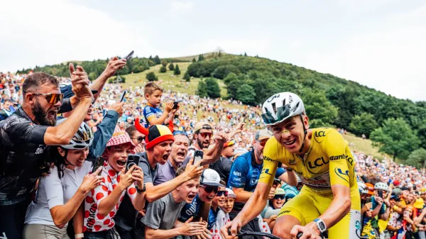 Cycling - 2026 Tour de France - Stage 14 - Mulhouse - Le Markstein, France - Tadej pogacar, UAE Team Emirates XRG.Tour de France 2026 - 18 Jul 2026,Image: 1117340033, License: Rights-managed, Restrictions:, Model Release: no, Credit line: -/Shutterstock Editorial/Profimedia