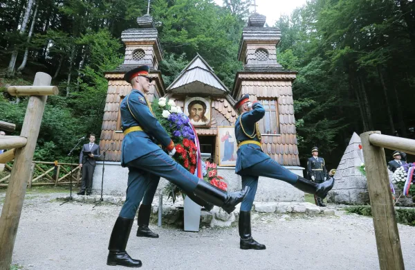 Spominska slovesnost pri ruski kapelici v spomin na tragično zasute ruske vojne ujetnike je že tradicionalna.