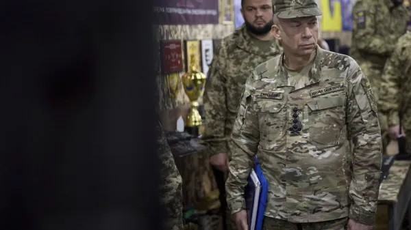 November 4, 2025, Pokrovsk, Donetsk Oblast, Ukraine: Ukrainian Armed Forces Commander General Oleksandr Syrskyi listens to a briefing on the defensive operations in the Dobropillia sector, November 4, 2025, near Pokrovsk, Donetsk Ukraine.,Image: 1050360799, License: Rights-managed, Restrictions: ***HANDOUT image or SOCIAL MEDIA IMAGE or FILMSTILL for EDITORIAL USE ONLY! * Please note: Fees charged by Profimedia are for the Profimedia's services only, and do not, nor are they intended to, convey to the user any ownership of Copyright or License in the material. Profimedia does not claim any ownership including but not limited to Copyright or License in the attached material. By publishing this material you (the user) expressly agree to indemnify and to hold Profimedia and its directors, shareholders and employees harmless from any loss, claims, damages, demands, expenses (including legal fees), or any causes of action or allegation against Profimedia arising out of or connected in any way with publication of the material. Profimedia does not claim any copyright or license in the attached materials. Any downloading fees charged by Profimedia are for Profimedia's services only. * Handling Fee Only ***, Model Release: no, Credit line: Ukraine Presidency/Ukrainian Pre/Zuma Press/Profimedia
