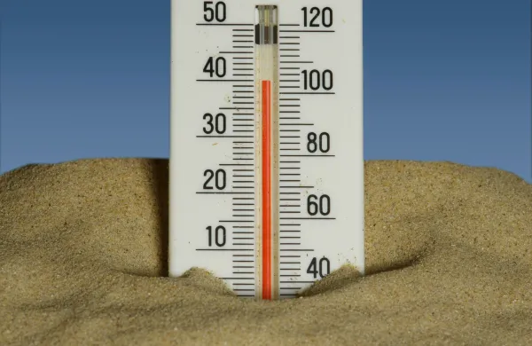 Vročinski val - termometer