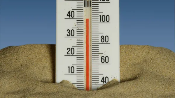 Vročinski val - termometer