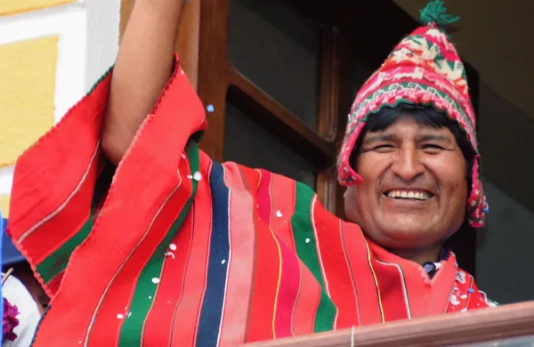 Evo Morales, Bolivija predsednik