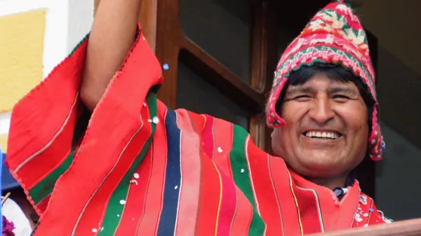 Evo Morales, Bolivija predsednik
