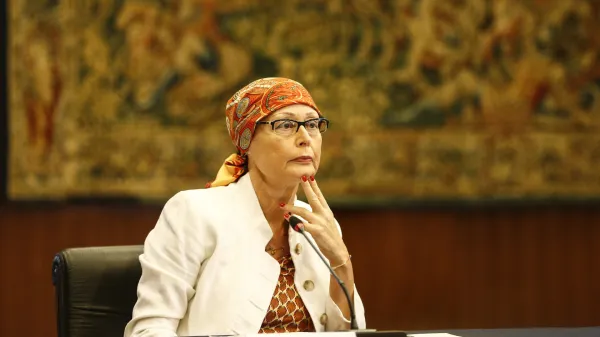 October 01, 2021 Rome (Italy) News: Press conference for the new tv show l'Unione fa la Scuola In the Pic: Silvia Calandrelli,Image: 635706809, License: Rights-managed, Restrictions:, Model Release: no, Credit line: Cecilia Fabiano/LaPresse/Profimedia