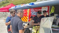 Bovec, Planja.Pozar v naravi na Planji v obcini Bovec.Foto:
