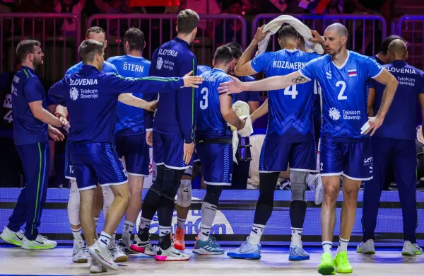 Ljubljana, Stozice. Slovennija odbojka reprezentanca je na turnirju lige narodov odigrala tekmo proti Braziliji.