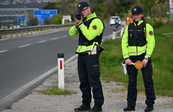 maratonsko merjenje hitrosti, akcija, radar, meritve, policija
