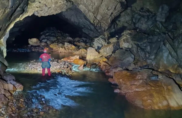 potapljači, jama Kanjaduce Reka