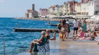 Piran, 22.7.2026Poletje, Morje, Kopalci, plaža
