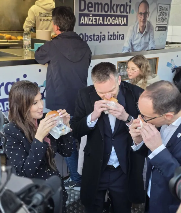Anže Logar se je pred volitvami prevažal naokoli v nekdanjem kombiju verige burgerjev Lars & Sven. Ta je bila v lasti vidnega člana Demokratov Primoža Novaka. O tem ni nobenih podatkov v poročilu o financiranju volilne kampanje.