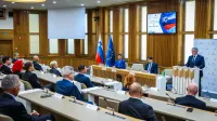Ljubljana, DZ.Slavnostna seja drzavnega sveta.Predsednik DS Marko Lotric.
