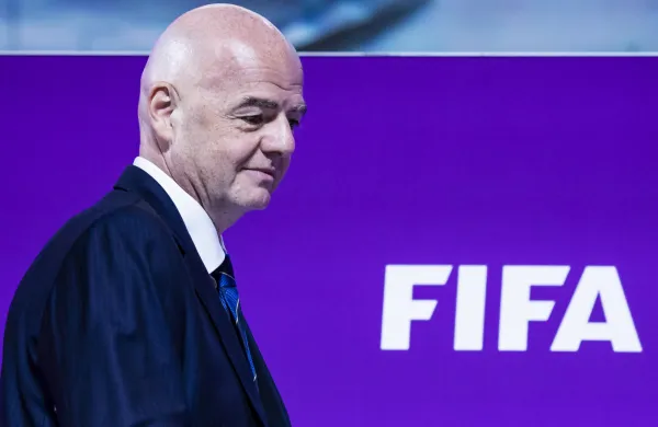 Predsednik Mednarodne nogometne zveze (Fifa) Gianni Infantino.