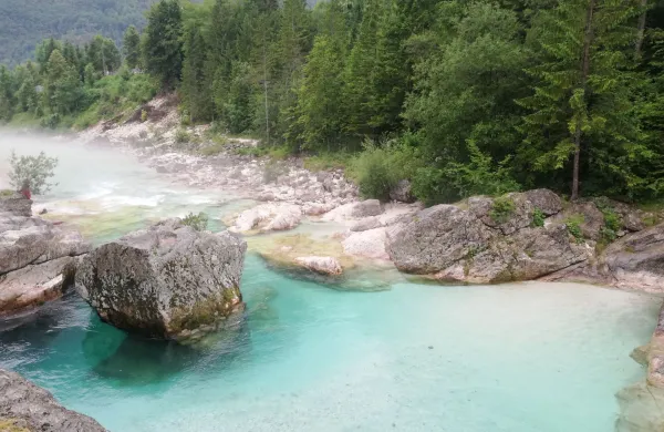 Reka Soča, Soča, Velika korita, 16. 07. 2021