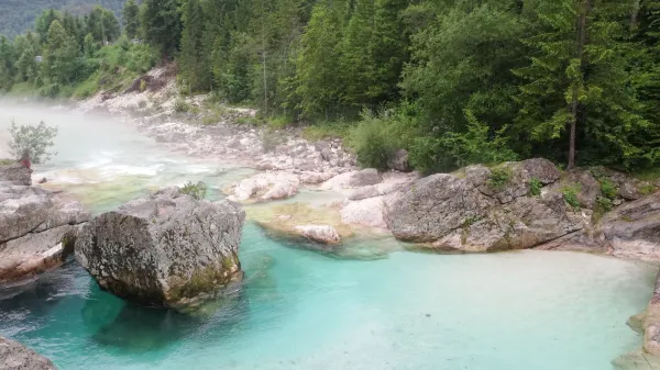 Reka Soča, Soča, Velika korita, 16. 07. 2021