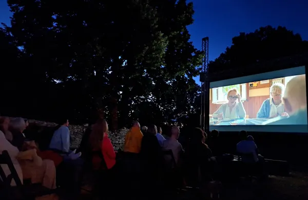 Poklon Silva Ču&scaron;in Divača Sanremo Miroslav Mandić film Muzej slovenskih filmskih igralk in igralcev