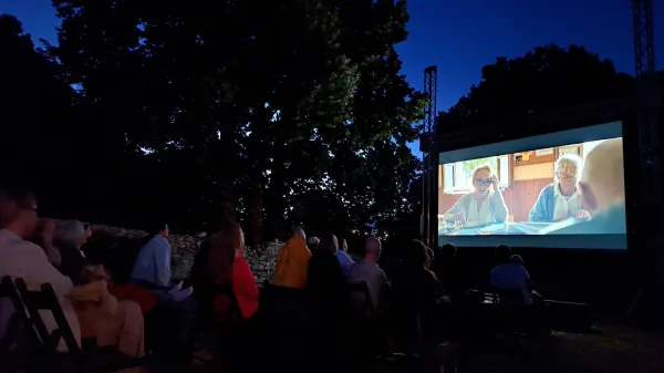 Poklon Silva Ču&scaron;in Divača Sanremo Miroslav Mandić film Muzej slovenskih filmskih igralk in igralcev