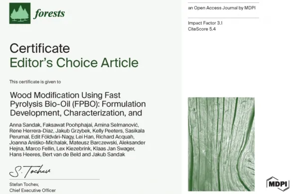 Raziskava o za&scaron;čiti lesa na biolo&scaron;ki osnovi raziskovalcev UP IAM, InnoRenew CoE, prejela priznanje Editor&rsquo;s Choice revije Forests