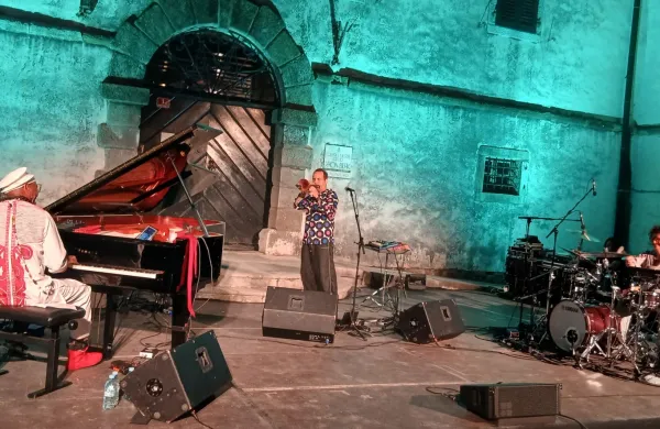 Trio Vibe Factor - Omar Sosa, Joo Kraus in Diego Pi&ntilde;era, Festival Glasbe sveta, Grad Kromberk, 7.8.2026