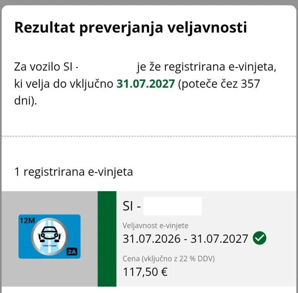 &Scaron;e en dokaz, da je bilo Mijičevo vozilo kupljeno pred dnevi. 