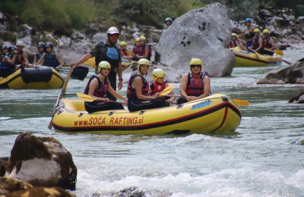 rafting na soči