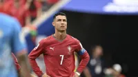 ZDA, Houston.Tekma skupine K med Portugalsko in Demokraticno republiko Kongo na svetovnem nogometnem prvenstvu 2026 v ZDA, Mehiki in Kanadi.Portugalski nogometas Christiano Ronaldo.