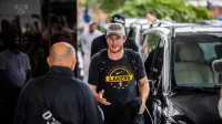 Igralci ekipe NBA Los Angeles Lakers so prispeli v Ljubljano.