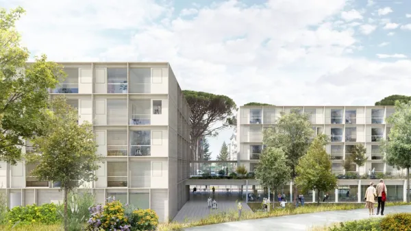 arhitekturna re&scaron;itev dom upokojencev Livade Izola