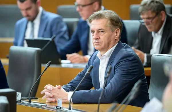 Predsednik Gibanja Svoboda Robert Golob