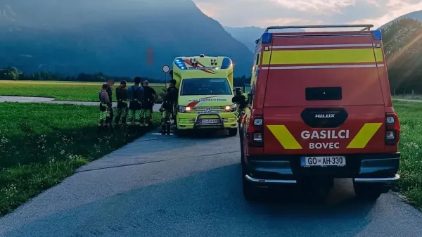 letali&scaron;če Bovec nesreča padalca