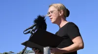 Drzavna sekretarka na ministrstvu za Slovence v zamejstvu in po svetu Helena Jaklitsch